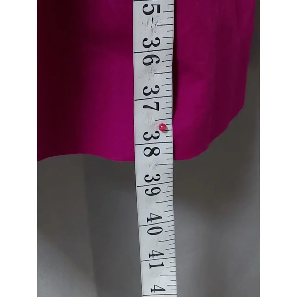 J.Crew Pink A-Line Knee Length Lined Dress Women Size 8